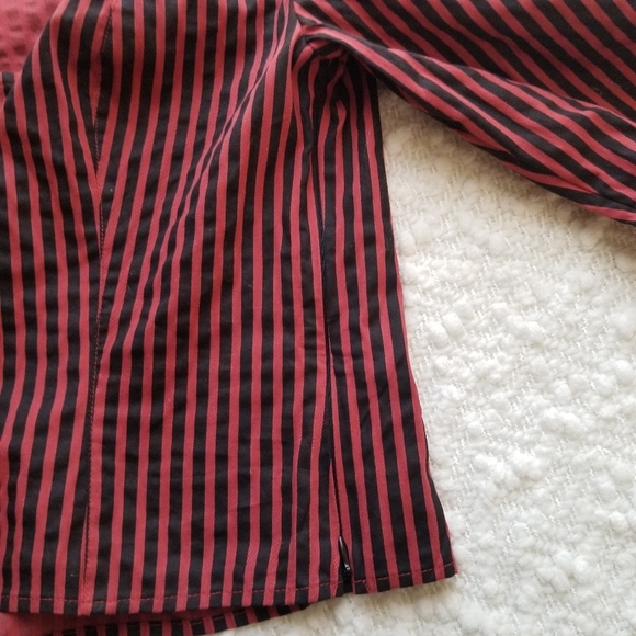 Free People Caroline stripe long sleeve top size M - Picture 11 of 11